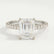 MACY - Emerald Lab Diamond & Diamond Platinum Micro Pavé Ring