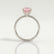 MACY - Emerald Pink Lab Diamond Platinum 950 Micro Pavé Ring