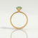 MACY - Marquise Green Lab Diamond 18k Yellow Gold Petite Solitaire