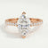 MACY - Marquise Lab Diamond 18k Rose Gold Petite Solitaire