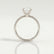 MACY - Oval Lab Diamond 18k White Gold Petite Pavé Shoulder Set