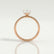 MACY - Pear Lab Diamond 18k Rose Gold Petite Solitaire
