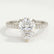 MACY - Pear Lab Diamond Platinum Petite Solitaire