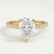 MACY - Pear Lab Diamond 18k Yellow Gold Petite Solitaire