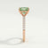 MACY - Princess Green Lab Diamond 18k Rose Gold Petite Solitaire