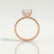 MACY - Princess Lab Diamond 18k Rose Gold Petite Solitaire