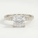 MACY - Princess Lab Diamond 950 Platinum Petite Solitaire