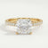 MACY - Princess Lab Diamond 18k Yellow Gold Petite Solitaire