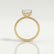 MACY - Princess Lab Diamond 18k Yellow Gold Petite Solitaire