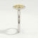 MARGOT - Oval Yellow Lab Diamond Platinum Bezel Solitaire