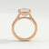 MARGOT - Cushion Lab Diamond 18k Rose Gold Bezel Solitaire
