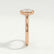MARGOT - Cushion Lab Diamond 18k Rose Gold Bezel Solitaire