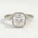 MARGOT - Cushion Lab Diamond 950 Platinum Bezel Solitaire