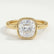 MARGOT - Cushion Lab Diamond 18k Yellow Gold Bezel Solitaire