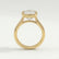 MARGOT - Cushion Lab Diamond 18k Yellow Gold Bezel Solitaire
