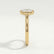 MARGOT - Cushion Lab Diamond 18k Yellow Gold Bezel Solitaire