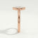 MARGOT - Marquise Lab Diamond 18k Rose Gold Bezel Solitaire