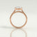 MARGOT - Oval Lab Diamond 18k Rose Gold Bezel Solitaire