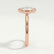 MARGOT - Oval Lab Diamond 18k Rose Gold Bezel Solitaire