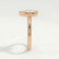 MARGOT - Pear Lab Diamond 18k Rose Gold Bezel Solitaire