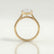 MARGOT - Pear Lab Diamond 18k Yellow Gold Bezel Solitaire