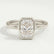 MARGOT - Radiant Lab Diamond 18k White Gold Bezel Solitaire