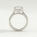 MARGOT - Radiant Lab Diamond 18k White Gold Bezel Solitaire