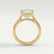 MARGOT - Radiant Lab Diamond 18k Yellow Gold Bezel Solitaire