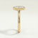 MARGOT - Radiant Lab Diamond 18k Yellow Gold Bezel Solitaire