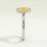 MARGOT - Radiant Yellow Lab Diamond 18k White Gold Bezel Solitaire