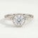 MARGOT - Round Lab Diamond 18k White Gold Bezel Solitaire