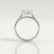 MARGOT - Round Lab Diamond 18k White Gold Bezel Solitaire