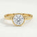 MARGOT - Round Lab Diamond 18k Yellow Gold Bezel Solitaire