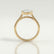 MARGOT - Round Lab Diamond 18k Yellow Gold Bezel Solitaire