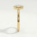 MARGOT - Round Lab Diamond 18k Yellow Gold Bezel Solitaire