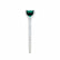 MACY - Chatham® Green Emerald 18k White Gold Petite Pavé Shoulder Set Ring