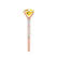 MACY - Elongated Cushion Yellow Sapphire 18k Rose Gold Petite Pavé Shoulder Set Ring