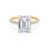 MACY - Emerald Natural Diamond 18k Yellow Gold Micro Pavé Ring Engagement Ring Lily Arkwright