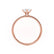 MACY - Marquise Lab Diamond 18k Rose Gold Petite Solitaire