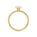 MACY - Marquise Lab Diamond 18k Yellow Gold Petite Solitaire