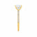 MACY - Princess Lab Diamond 18k Yellow Gold Petite Solitaire