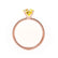 MACY - Elongated Cushion Yellow Sapphire 18k Rose Gold Petite Pavé Shoulder Set Ring