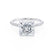MACY - Princess Lab Diamond 950 Platinum Petite Solitaire