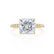 MACY - Princess Lab Diamond 18k Yellow Gold Petite Solitaire