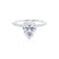 MACY - Pear Lab Diamond Platinum Petite Solitaire
