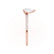 MACY - Pear Lab Diamond 18k Rose Gold Petite Solitaire
