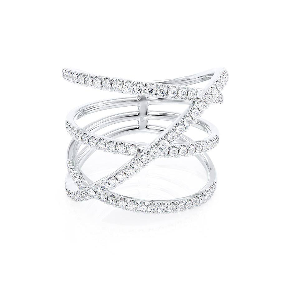 MIRABEL - Lab Diamond Statement Eternity 18k White Gold | Lily ...