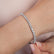 MONACO - 3 Total Carat Lab Diamond Tennis Bracelet Platinum Bracelet Lily Arkwright
