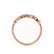 OCTAVIA - Lab Diamond Cluster Statement Eternity 18k Rose Gold Eternity Lily Arkwright