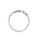 OCTAVIA - Lab Diamond Cluster Statement Eternity 18k White Gold Eternity Lily Arkwright